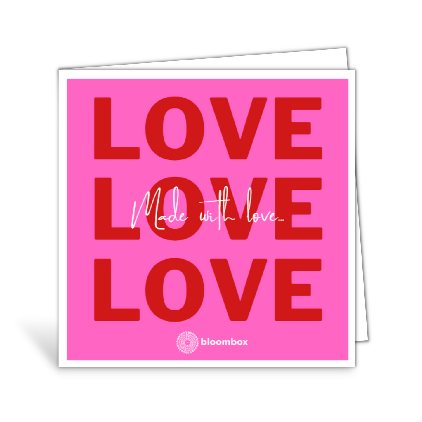 Card Valentines Made With Love