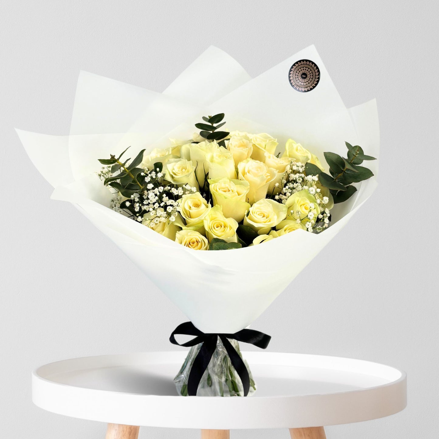 Timeless White Rose Bouquet