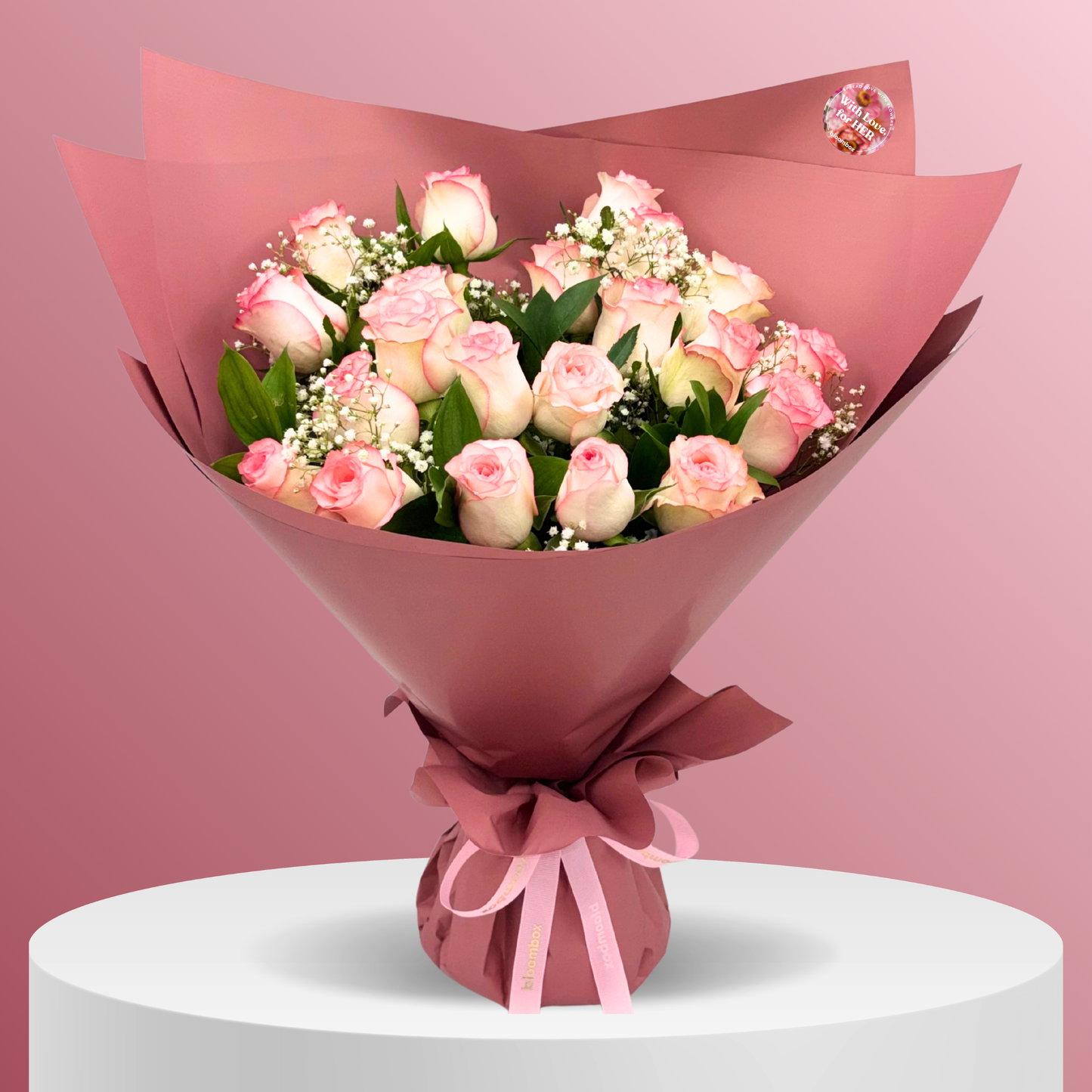 Bouquet Timeless Premium Pink Rose
