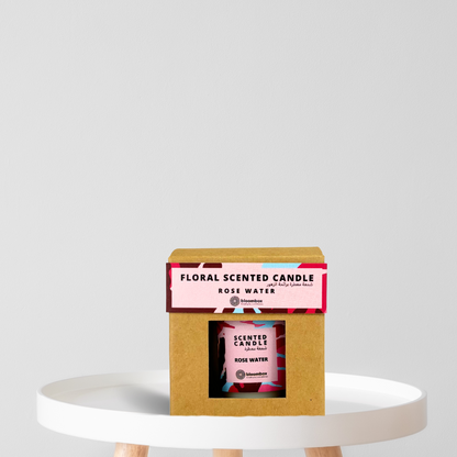 BloomGlow Candle - Rose Whisper