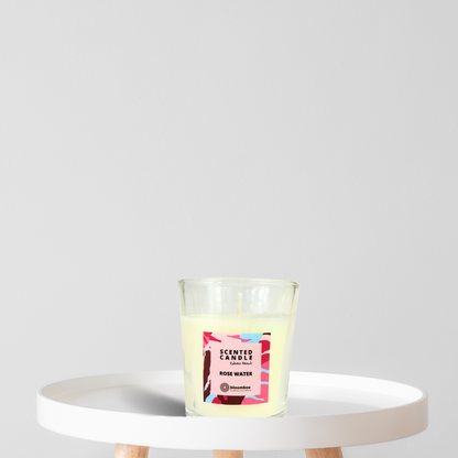 BloomGlow Candle - Rose Whisper
