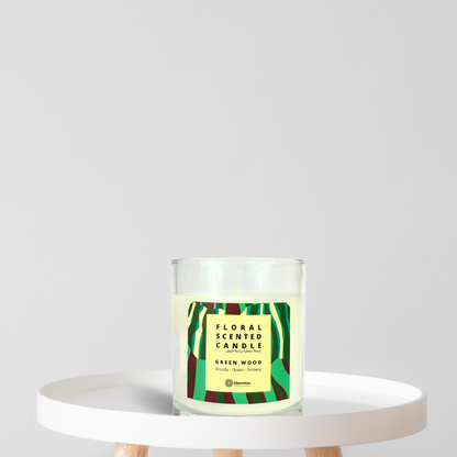 BloomGlow Petite Candle – Woodland Serenity