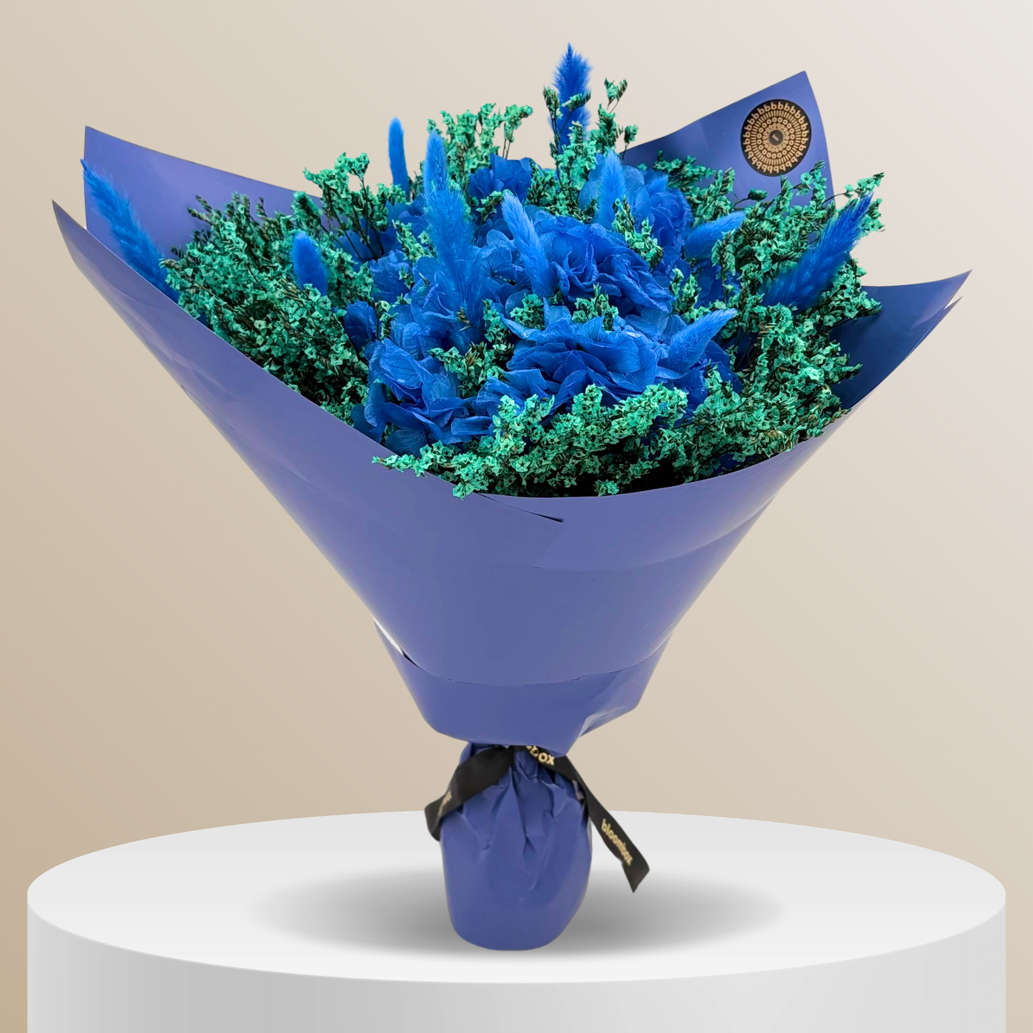 Dried Flower Bouquet Premium – Blue