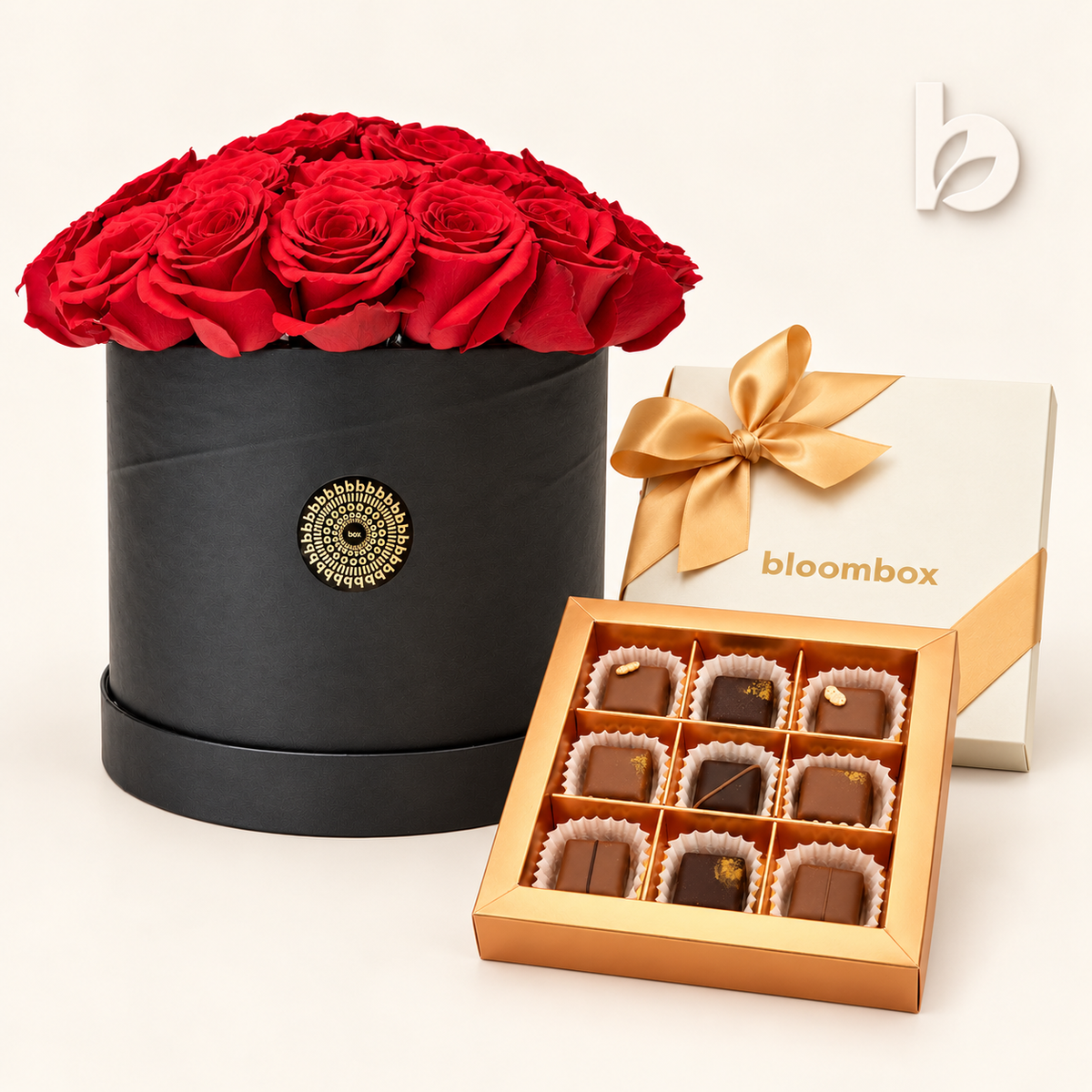 Iconic Red Rose Box Prestige & Chocolate Box