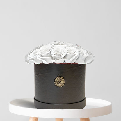 Iconic White Rose Box