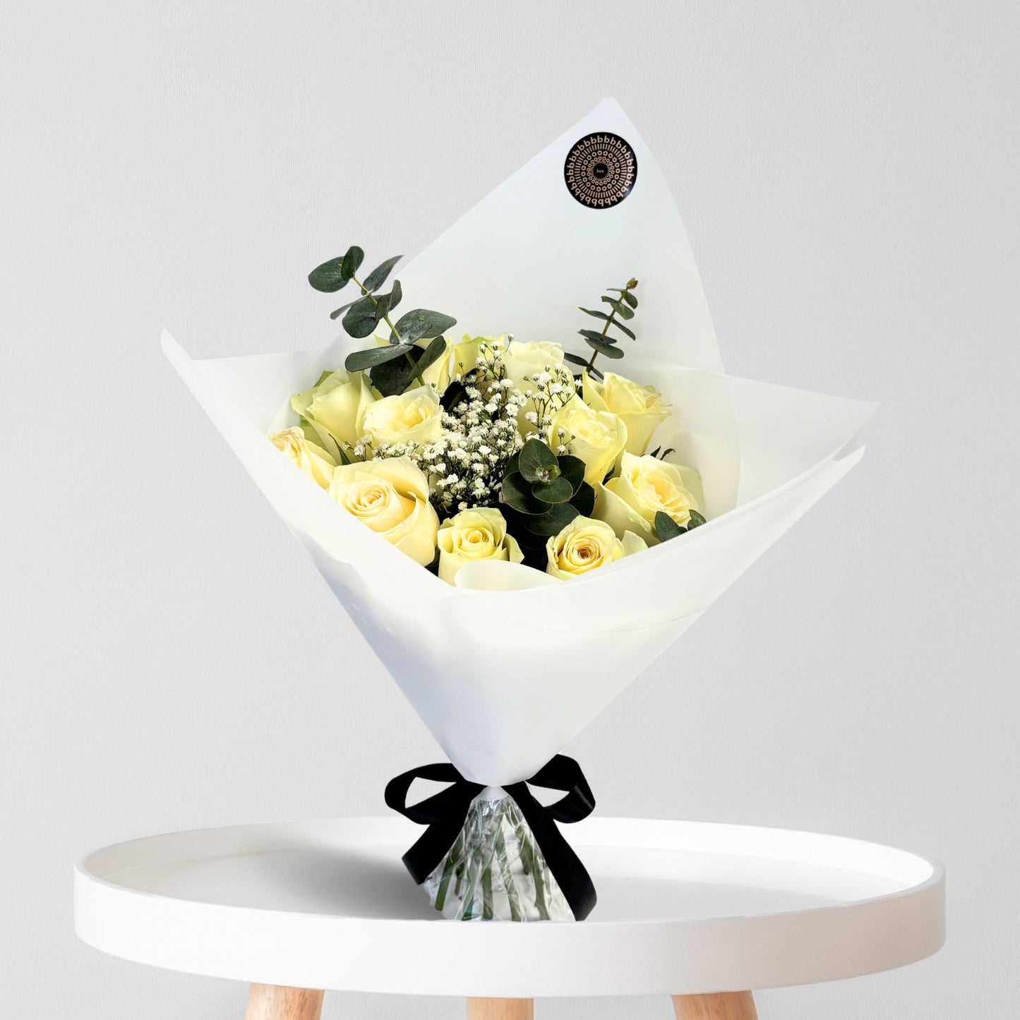 Timeless White Rose Bouquet