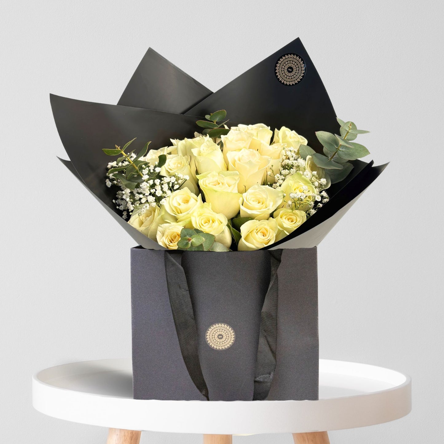 Timeless White Rose Bouquet