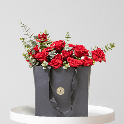 Elegant Red Rose Box