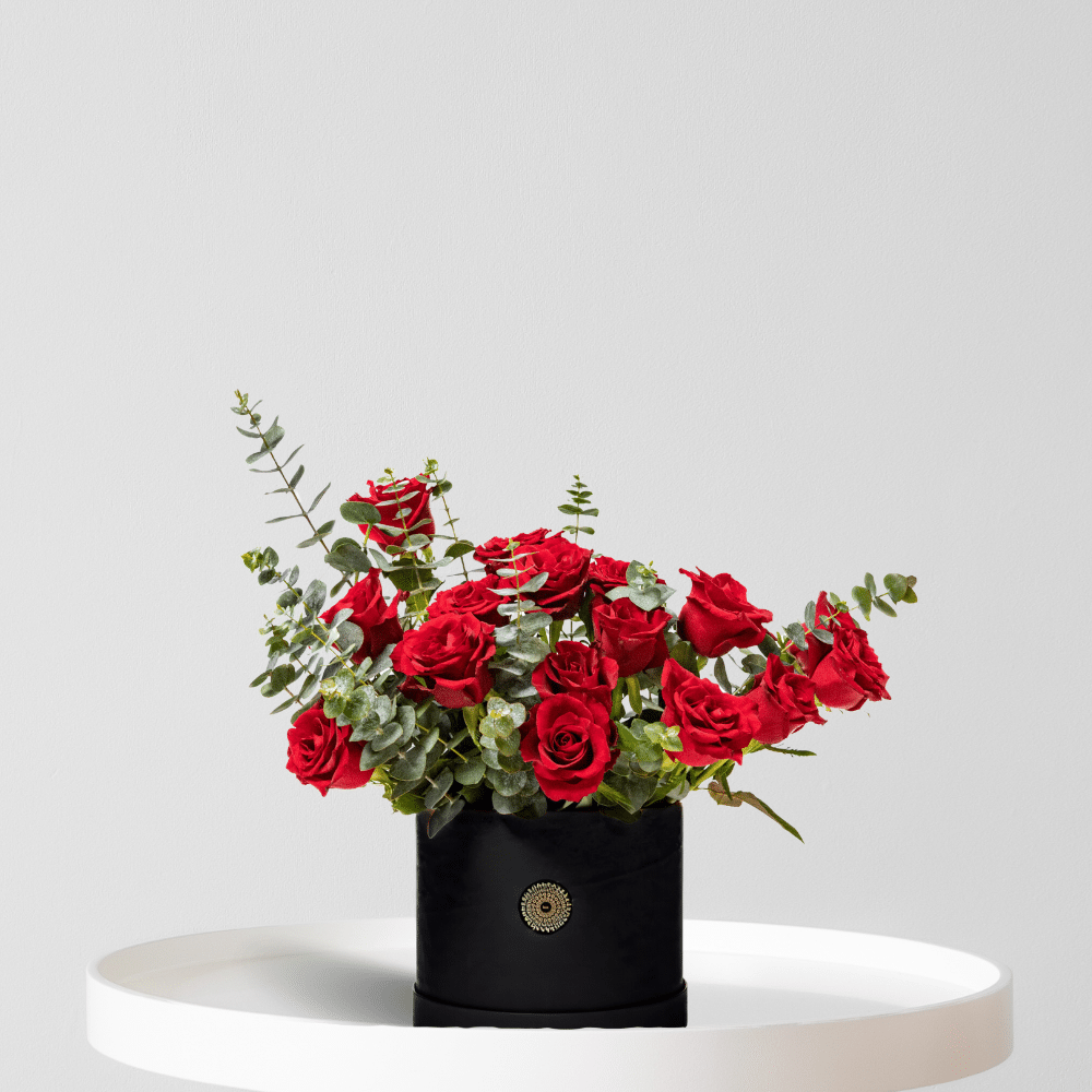 Elegant Rose box Medium Black