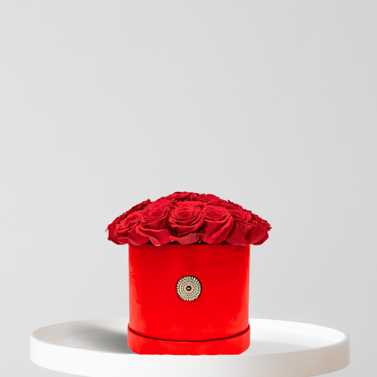 Iconic Rose Box Large Red